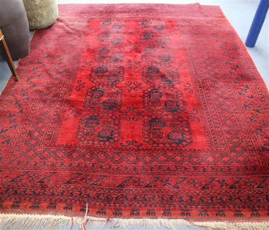 A Bokhara carpet 330 x 268cm